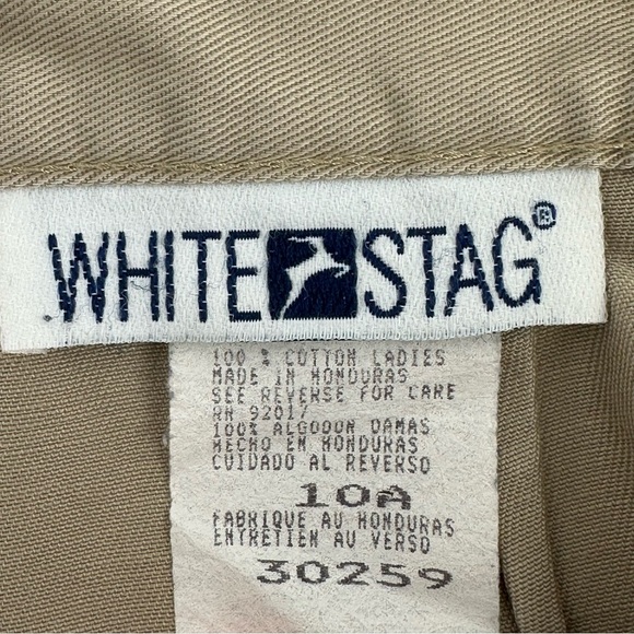 Vintage White Stag Women’s Khaki Pants - Size 10A - Picture 3 of 4